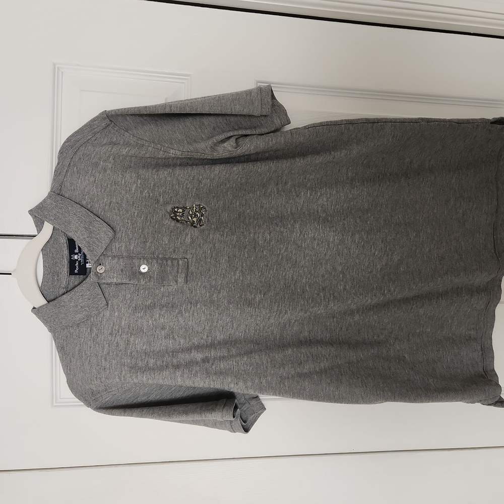 Psycho Bunny Heather Grey Polo - size 7 xl ***free shipping***